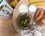 高菜ときのことソーセージのクリームパスタ作り方1写真