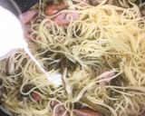 高菜ときのことソーセージのクリームパスタ作り方9写真