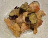 低フォド　夕飯の献立《鳥ももポン酢》作り方2写真