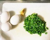 疲労回復　豚とニラの中華風卵焼き作り方1写真