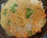 海老とブロッコリーのクリームパスタ♪作り方6写真