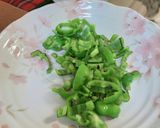ピーマンと豚肉のマヨチーズバジル炒め作り方3写真