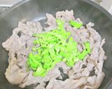 ピーマンと豚肉のマヨチーズバジル炒め作り方4写真