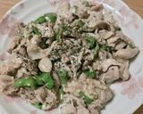 ピーマンと豚肉のマヨチーズバジル炒め作り方9写真