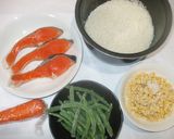 鮭のビタミン炊き込みご飯♪簡単漢方食養生作り方1写真