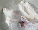 鯛かまのあら炊き作り方2写真