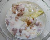 レンジで簡単！シュクメルリ　チキンスープ作り方2写真