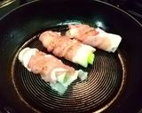 お手軽☆ネギの豚肉巻き作り方4写真