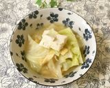 キャベツのお味噌汁・簡単de具だくさん作り方26写真