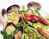 アサリとニラのエスニック炒め　デュカ風味作り方6写真