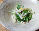 簡単！ 水菜とエノキのお浸し 柚子風味♪作り方9写真