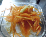 えのきとしめじ、にんじんのレンジ蒸し作り方3写真