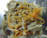 えのきとしめじ、にんじんのレンジ蒸し作り方5写真
