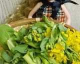 リカちゃん♡チンゲン菜の芽豚肉ポン酢炒作り方2写真