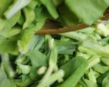 リカちゃん♡チンゲン菜の芽豚肉ポン酢炒作り方6写真