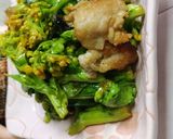リカちゃん♡チンゲン菜の芽豚肉ポン酢炒作り方14写真