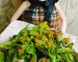 リカちゃん♡チンゲン菜の芽豚肉ポン酢炒作り方15写真