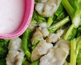 リカちゃん♡チンゲン菜の芽豚肉ポン酢炒作り方7写真
