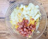 イースターに　チーズ入り デビルドエッグ作り方4写真