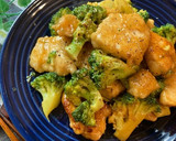 鶏むね肉とブロッコリーの焦がしマヨ醤油作り方6写真