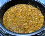 肉感あふるる挽肉とレンコンの無水カレー作り方5写真