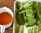 水菜とじゃこの煮浸し【作り置き】作り方1写真