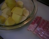 お弁当に☆じゃがいもとベーコンの肉じゃが作り方1写真