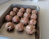 簡単♪ごぼう入り肉団子の甘酢あん作り方3写真