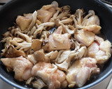 簡単♪鶏肉ときのこのみぞれ煮作り方4写真