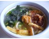 満足ひとりランチ❤梅うどん作り方4写真