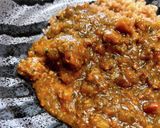 肉感あふるる挽肉とレンコンの無水カレー作り方8写真