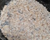 タヒニで自家製グラノーラ作り方1写真