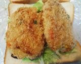 お手軽ホットサンド ① ～野菜コロッケ～作り方4写真