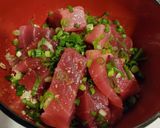 【ダイエット飯】オートミールの海鮮丼作り方2写真