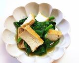 ほうれん草と厚揚げの煮物ダイエットおかず作り方12写真