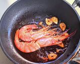 赤エビのトマトクリームパスタ作り方4写真
