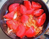 赤エビのトマトクリームパスタ作り方10写真