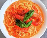 赤エビのトマトクリームパスタ作り方17写真