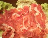 白菜と豚肉の重ね蒸し焼き作り方3写真