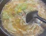簡単　スパムのお味噌汁作り方6写真