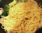 ◆えびとブロッコリーのバター醤油パスタ◆作り方3写真