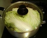 白菜と豚肉の重ね蒸し焼き作り方6写真