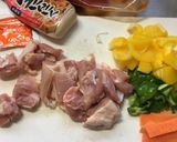 鶏肉とピーマンのケチャップ炒め作り方1写真