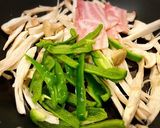 エリンギとピーマンとベーコンの麺つゆ炒め作り方3写真