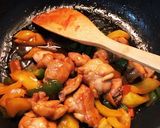 鶏肉とピーマンのケチャップ炒め作り方3写真