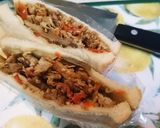 お手軽ホットサンド②～新ごぼうの炊きあげ作り方4写真
