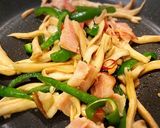 エリンギとピーマンとベーコンの麺つゆ炒め作り方5写真