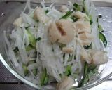 大根とホタテ貝柱のサラダ作り方3写真