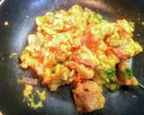 鶏肉と卵で味わい深いおからの親子とじ作り方7写真