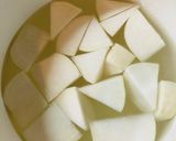 温まるトロトロ蟹と蕪スープ(*´꒳`*)作り方3写真